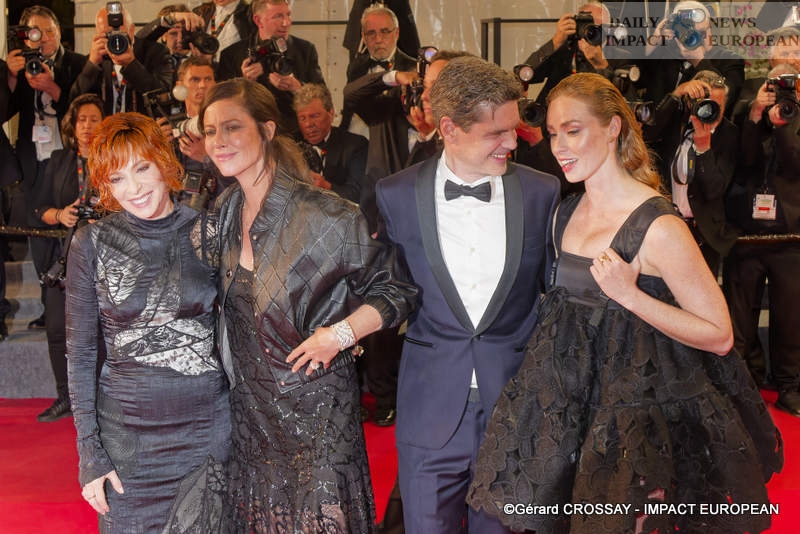 Mylene-15-5-25-013 Cannes Film Festival 2025: Tatiana de Rosnay, Cécile de France, and Mylène Farmer walked the red carpet for the film "Dalloway"