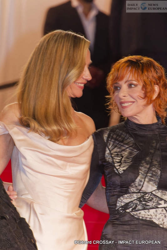 Mylene-15-5-25-015 Cannes Film Festival 2025: Tatiana de Rosnay, Cécile de France, and Mylène Farmer walked the red carpet for the film "Dalloway"