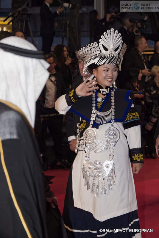 SIRAT-014 Cannes Film Festival 2025: Red Carpet with "SIRÂT," the third film in competition, tells the story of the tragedy