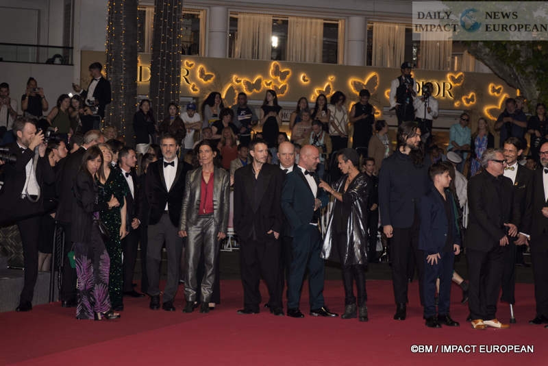 SIRAT-039 Cannes Film Festival 2025: Red Carpet with "SIRÂT," the third film in competition, tells the story of the tragedy