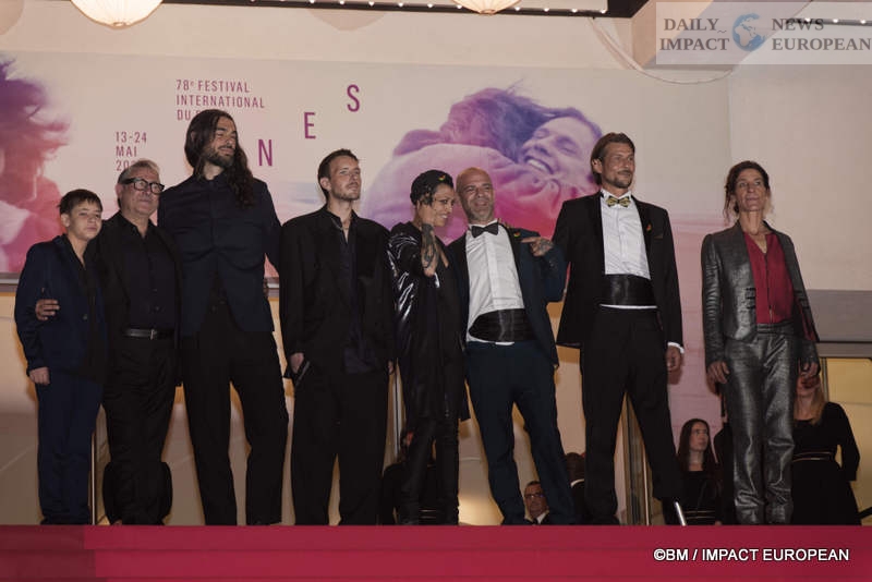 SIRAT-045 Cannes Film Festival 2025: Red Carpet with "SIRÂT," the third film in competition, tells the story of the tragedy