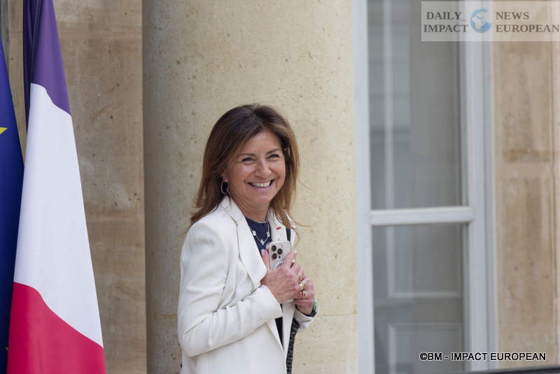 PSG-017 PSG, European Champions: Emmanuel Macron Welcomes the European Champions at the Élysée Palace