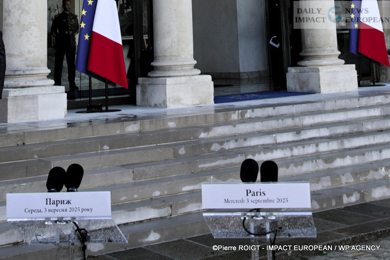 A27I0551Elysee-3-septembre-25 Macron: Europe Ready to Provide Security Guarantees to Ukraine