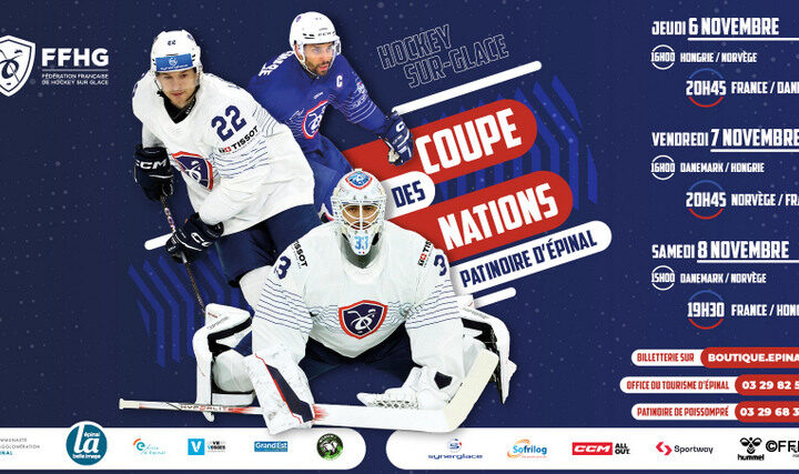 Official poster of the 2025 4 Nations Ice Hockey