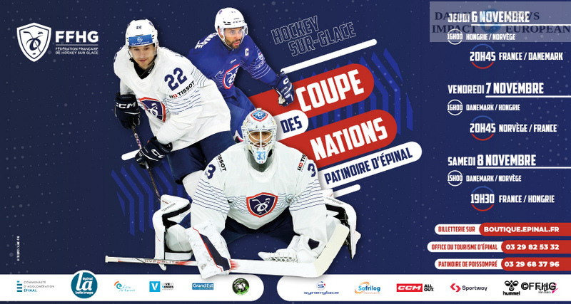 Official poster of the 2025 4 Nations Ice Hockey