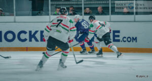 Image of the France vs Hungary 2025 4 Nations Ice Hockey match in Épinal