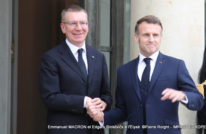 Latvian President Edgars Rinkēvičs at the Élysée Palace – European security