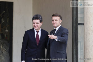 Nicusor DAN et Emmanuel MACRON à Elysée