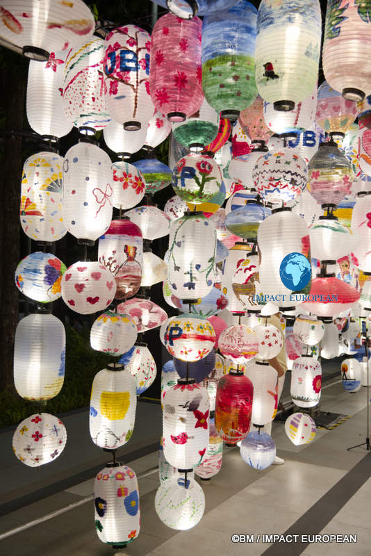 Samyan Mitrtown Lantern Art Festival 2026 entrance in Bangkok, Thailand