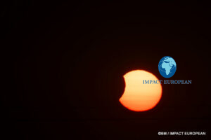 August 12 2026 solar eclipse at sunset