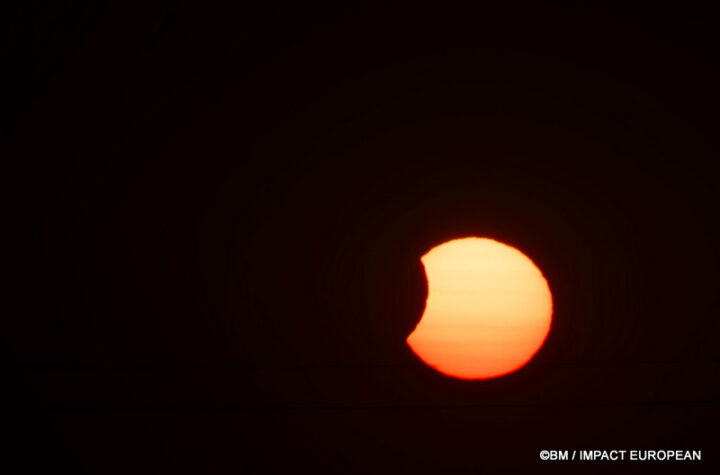 August 12 2026 solar eclipse at sunset