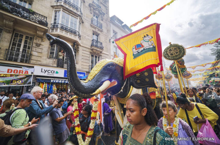 Ganesh Festival procession in La Chapelle Paris on August 30 2026
