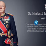 Official announcement of the death of King Harald V by the Royal House of Norway